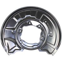 Spray Plate Brake Disc rear left sheet steel METZGER for...