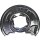 Spray Plate Brake Disc rear left sheet steel METZGER for e.g. MB C-CLASS