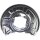 Brake disc splash guard rear left METZGER for MERCEDES C-KLASSE (W204)