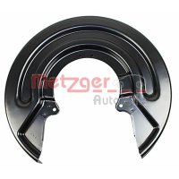 Splash plate brake disc rear left METZGER for VW...