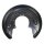 Splash plate rear brake disc METZGER for VW TRANSPORTER T5
