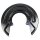 Splash plate rear brake disc METZGER for VW TRANSPORTER T5