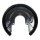 Splash plate rear brake disc METZGER for VW TRANSPORTER T4