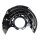 Spray Plate Brake Disc front left sheet steel METZGER for e.g. TOYOTA AVENSIS