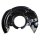Brake disc splash guard front left METZGER for TOYOTA AVENSIS (_T22_)
