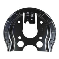 Spray Plate Brake Disc rear right sheet steel METZGER for...