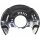 Splash guard front left brake disc METZGER for TOYOTA YARIS (_P9_)