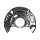 Brake disc splash guard front left METZGER for TOYOTA YARIS (_P13_)