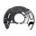 Brake disc splash guard front left METZGER for TOYOTA YARIS (_P13_)