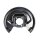 Brake disc splash guard rear left METZGER for TOYOTA YARIS (_P9_)
