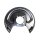 Brake disc splash guard rear left METZGER for TOYOTA YARIS (_P9_)