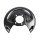 Spray Plate Brake Disc rear right sheet steel METZGER for e.g. TOYOTA YARIS