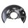 Splash guard front right brake disc METZGER for TOYOTA YARIS (_P1_)