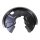 Brake disc splash guard rear left METZGER for LAND ROVER DEFENDER