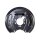 Brake disc splash guard rear left METZGER for VOLVO S40 I