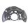 Brake disc splash guard front left METZGER for TOYOTA AURIS (_E18_)