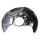 Splash plate front right brake disc METZGER for TOYOTA RAV 4