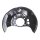 Splash plate front right brake disc METZGER for TOYOTA RAV 4