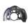 Brake disc splash guard front left METZGER for TOYOTA AURIS (_E15_)