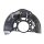 Brake disc splash guard front left METZGER for TOYOTA AURIS (_E15_)