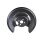 Brake disc splash guard, rear right METZGER for RENAULT SCÉNIC I