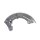 Brake disc splash guard front left METZGER for VW GOLF III