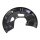 Spray Plate Brake Disc front left sheet steel METZGER for e.g. AUDI 80
