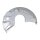 Splash plate front right brake disc METZGER for VW POLO Coupe