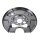 Spray Plate Brake Disc rear left sheet steel METZGER for e.g. VW PASSAT