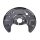 Brake disc splash guard rear left METZGER for VW GOLF II