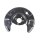 Spray Plate Brake Disc rear right sheet steel METZGER for e.g. VW GOLF