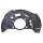 Brake disc splash guard front left METZGER for TOYOTA RAV 4