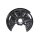 Spray Plate Brake Disc rear left sheet steel METZGER for e.g. VW GOLF