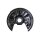Brake disc splash guard rear left METZGER for VW GOLF VII