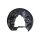 Brake disc splash guard rear left METZGER for AUDI A3 Cabriolet