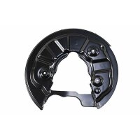 Spray Plate Brake Disc rear right sheet steel METZGER for...