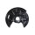 Brake disc splash guard rear left METZGER for AUDI A3 Sportback