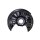 Spray Plate Brake Disc rear right sheet steel METZGER for e.g. SEAT LEON