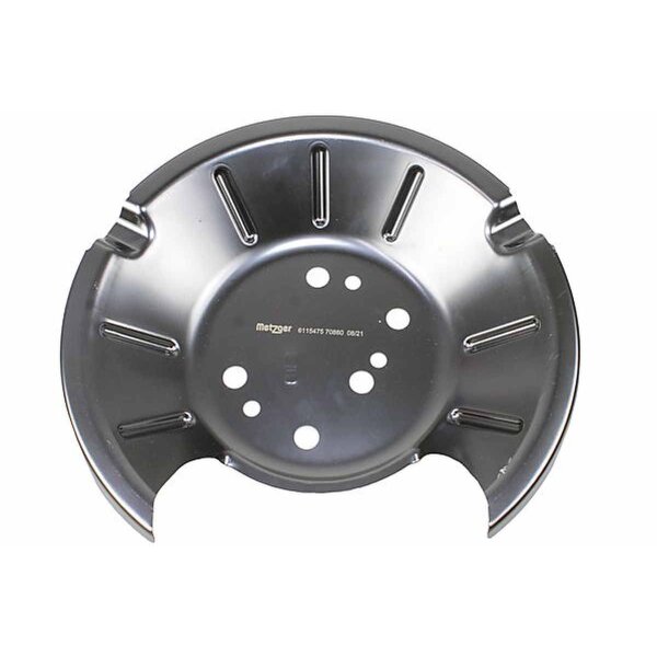 Spritzblech Bremsscheibe hinten links Stahlblech METZGER für FORD FIESTA