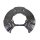 Splash guard rear brake disc METZGER for BMW X3 (F25)