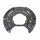 Splash guard rear brake disc METZGER for BMW X3 (F25)