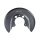 Splash plate rear brake disc METZGER for VW GOLF IV