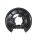 Brake disc splash guard rear left METZGER for MERCEDES A-KLASSE (W168)