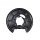 Brake disc splash guard, rear right METZGER for MERCEDES A-KLASSE (W168)