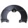 Splash plate front brake disc METZGER for DAILY III