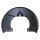 Splash plate front brake disc METZGER for DAILY III
