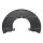 Splash plate front brake disc METZGER for DAILY IV