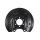 Splash plate rear brake disc METZGER for COLT VI