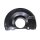 Splash plate front right brake disc METZGER for LANCER VIII