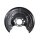 Splash plate rear brake disc METZGER for OPEL ASTRA G
